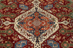 10x13 Red and Ivory Anatolian Persian Rug