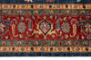 9x12 Navy and Red Anatolian Traditional Rug