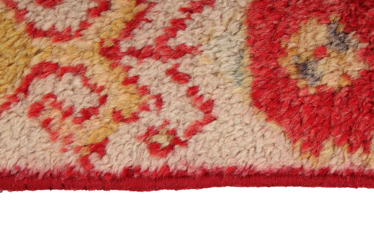 2x4 Red and Gold Turkish Tribal Rug