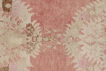 3x13 Pink and Beige Anatolian Turkish Tribal Runner
