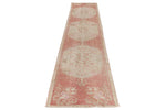 3x13 Pink and Beige Anatolian Turkish Tribal Runner