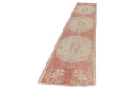 3x13 Pink and Beige Anatolian Turkish Tribal Runner