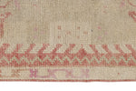3x13 Pink and Beige Anatolian Turkish Tribal Runner