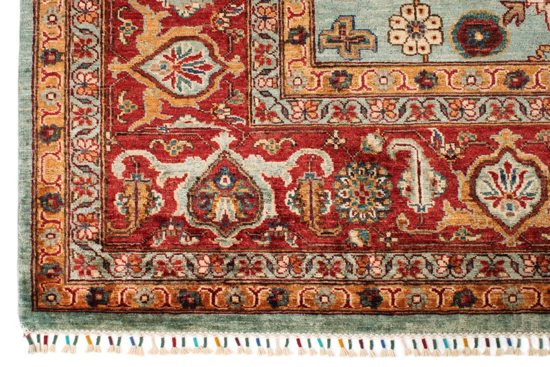 9x12 Blue and Red Anatolian Persian Rug