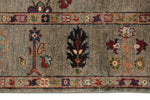 5x7 Brown and Multicolor Turkish Tribal Rug