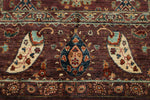 5x7 Purple and Multicolor Anatolian Traditional Rug