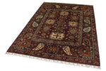 5x7 Purple and Multicolor Anatolian Traditional Rug