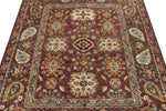 5x7 Purple and Multicolor Anatolian Traditional Rug