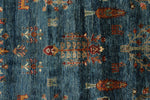 5x7 Navy and Multicolor Anatolian Traditional Rug