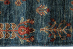 5x7 Navy and Multicolor Anatolian Traditional Rug