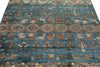 5x7 Navy and Multicolor Turkish Tribal Rug