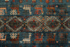 5x7 Navy and Multicolor Turkish Tribal Rug