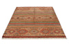 5x7 Multicolor and Multicolor Turkish Tribal Rug