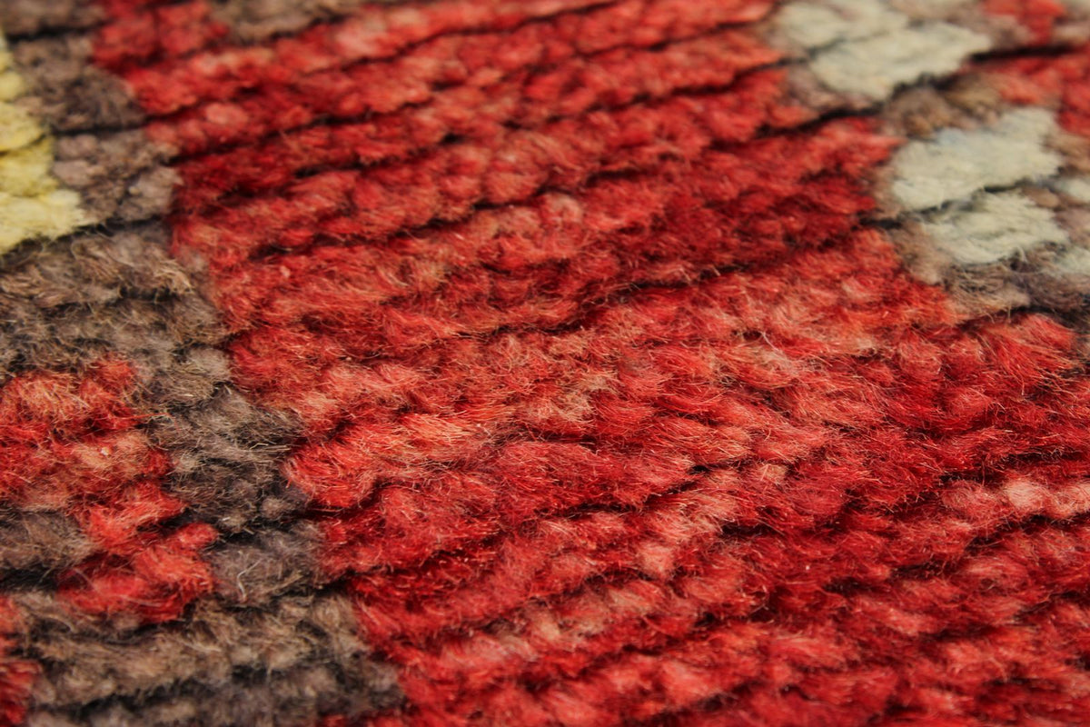 4x10 Red and Gold Turkish Tribal Runner