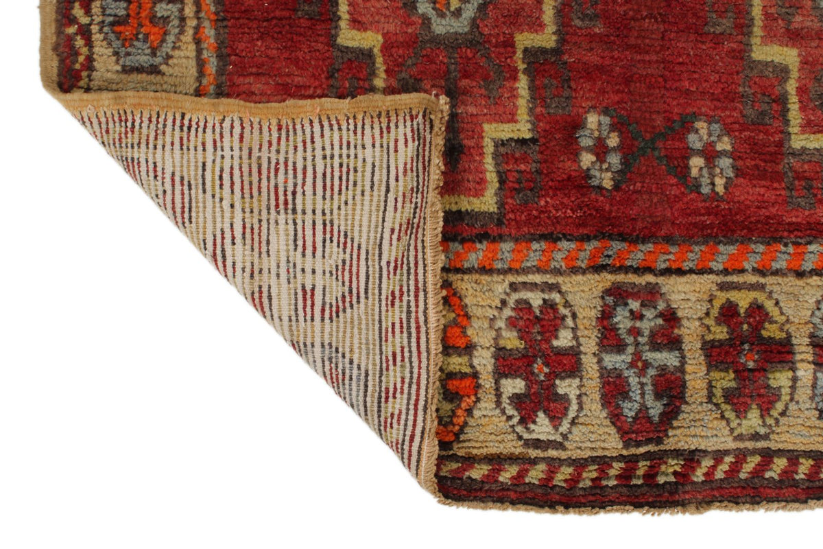4x10 Red and Gold Turkish Tribal Runner