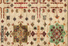 4x6 Ivory and Multicolor Anatolian Tribal Rug