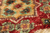 4x6 Ivory and Multicolor Anatolian Tribal Rug