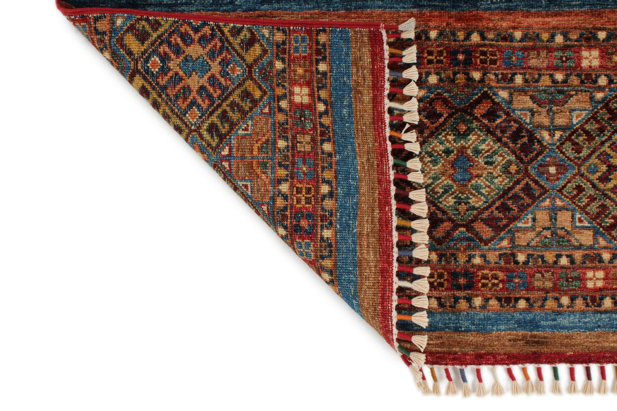 3x5 Multicolor and Multicolor Tribal Rug