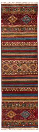 3x10 Brown and Multicolor Tribal Runner