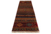 3x10 Brown and Multicolor Tribal Runner
