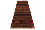 3x10 Brown and Multicolor Tribal Runner
