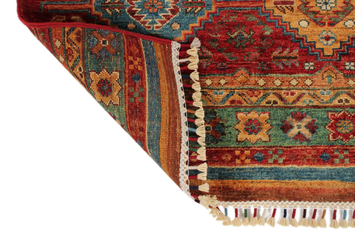 3x10 Brown and Multicolor Tribal Runner