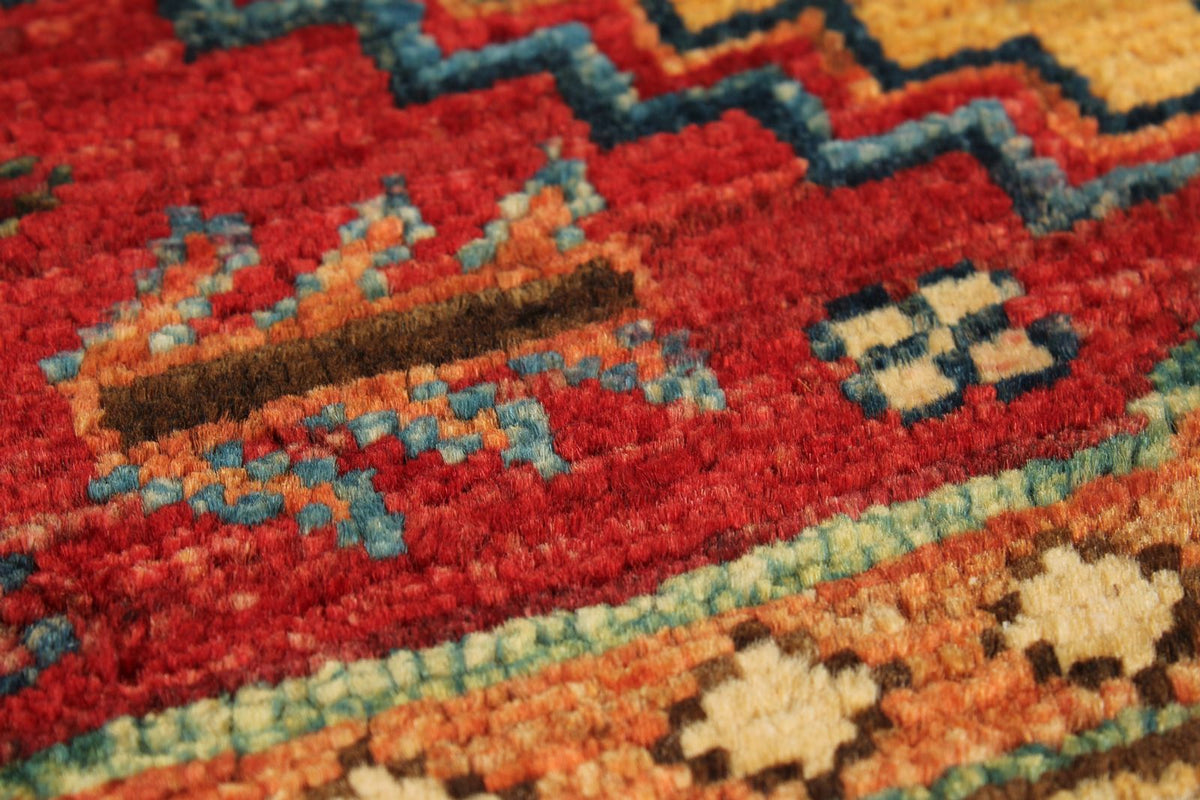 3x10 Brown and Multicolor Tribal Runner