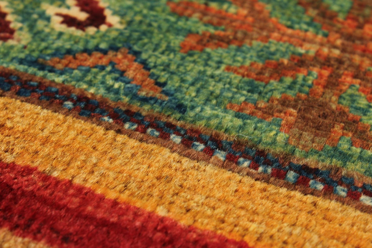 3x10 Brown and Multicolor Tribal Runner