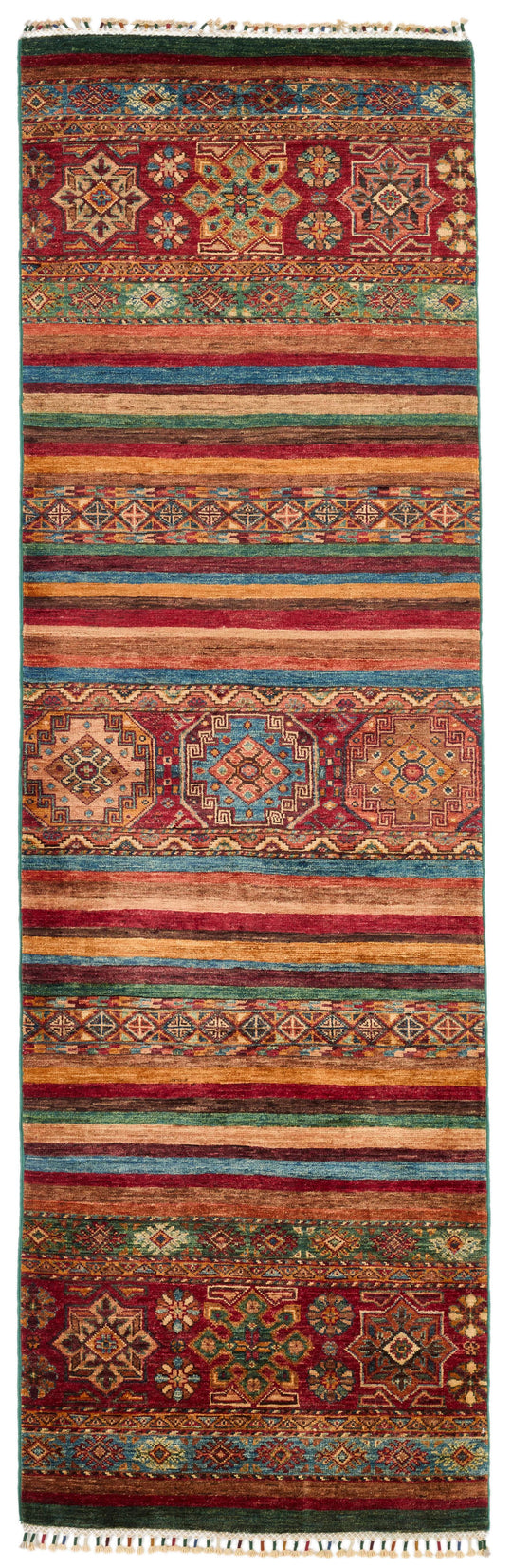 3x8 Multicolor and Multicolor Tribal Runner