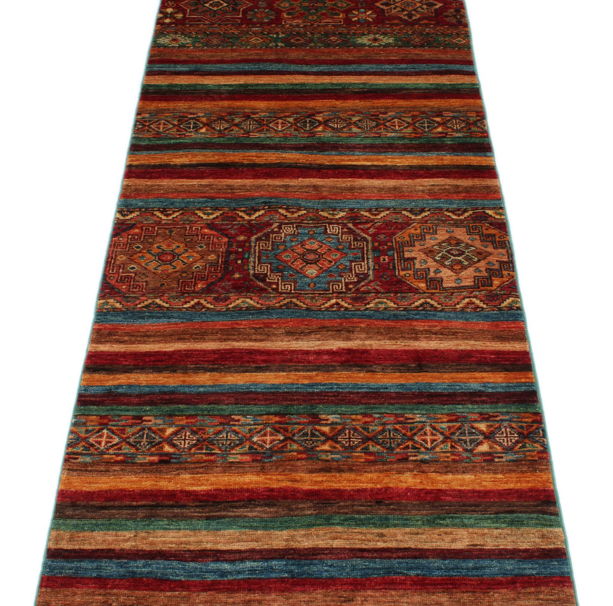 3x8 Multicolor and Multicolor Tribal Runner