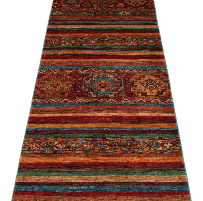 3x8 Multicolor and Multicolor Tribal Runner