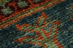 3x9 Navy and Multicolor Turkish Tribal Runner