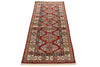 3x7 Red and Ivory Kazak Tribal Runner