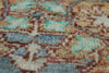 7x10 Blue and Turquoıse Turkish Tribal Rug