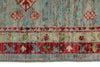 8x10 Multicolor and Red Turkish Tribal Rug