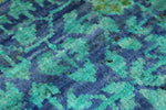 6x8 Turquoıse and Navy Turkish Tribal Rug