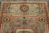 6x8 Light Camel and Light Brown Turkish Tribal Rug