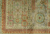 6x8 Camel and Light Green Turkish Tribal Rug