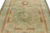 6x8 Camel and Light Green Turkish Tribal Rug