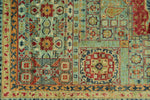 5x7 Multicolor and Turquoıse Turkish Tribal Rug