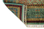 5x7 Multicolor and Turquoıse Turkish Tribal Rug