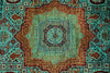 5x7 Blue and Turquoıse Turkish Tribal Rug