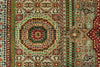 8x11 Green and Light Blue Turkish Tribal Rug