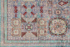 6x8 Pink and Blue Turkish Tribal Rug