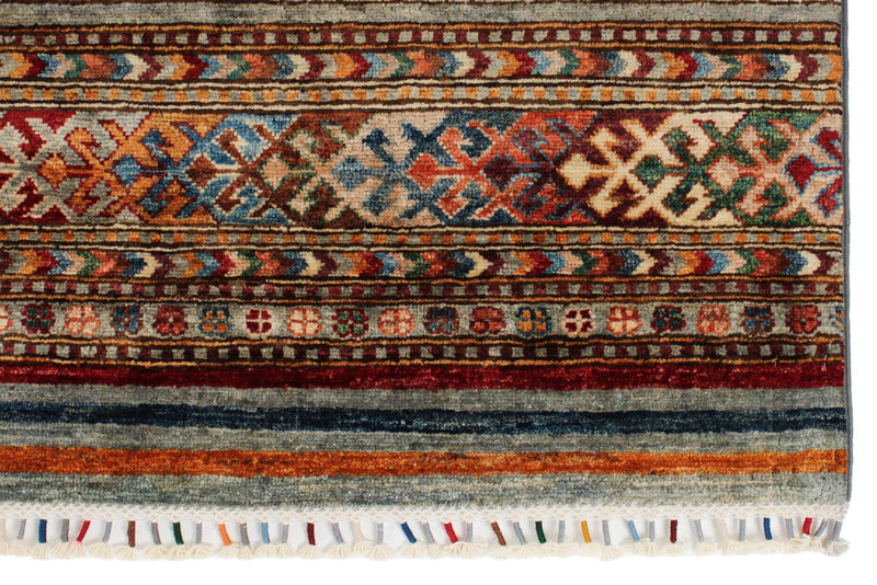 8x10 Multicolor Tribal Rug