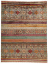 8x10 Multicolor Tribal Rug