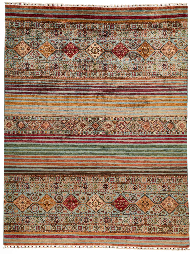 8x10 Multicolor Tribal Rug