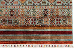 8x10 Multicolor Tribal Rug