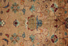 4x6 Light Camel and Multicolor Turkish Tribal Rug