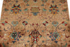 4x6 Light Camel and Multicolor Turkish Tribal Rug